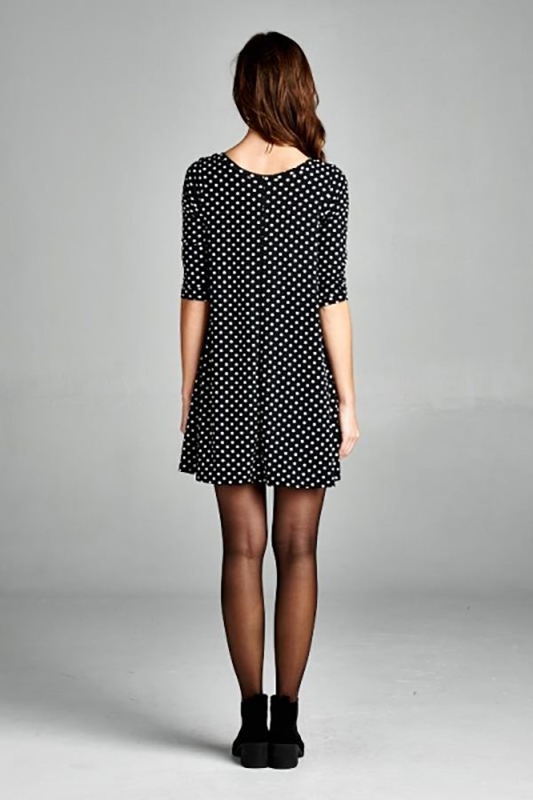 Polka-dot Swing Dress