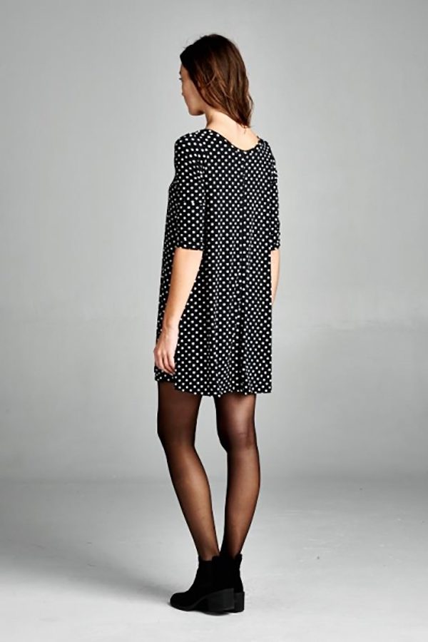 Polka-dot Swing Dress