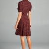 Short Sleeve Polka Dot Dress