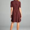 Short Sleeve Polka Dot Dress