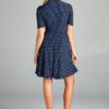 Short Sleeve Polka Dot Dress