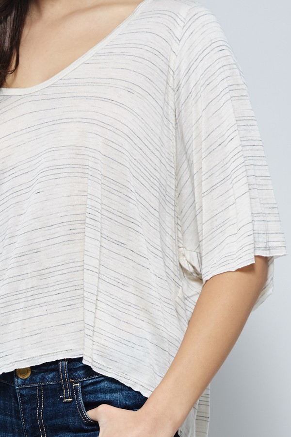 Short Sleeve Striped Top