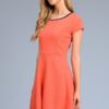A-line Dress with Back Key Hole