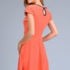 A-line Dress with Back Key Hole