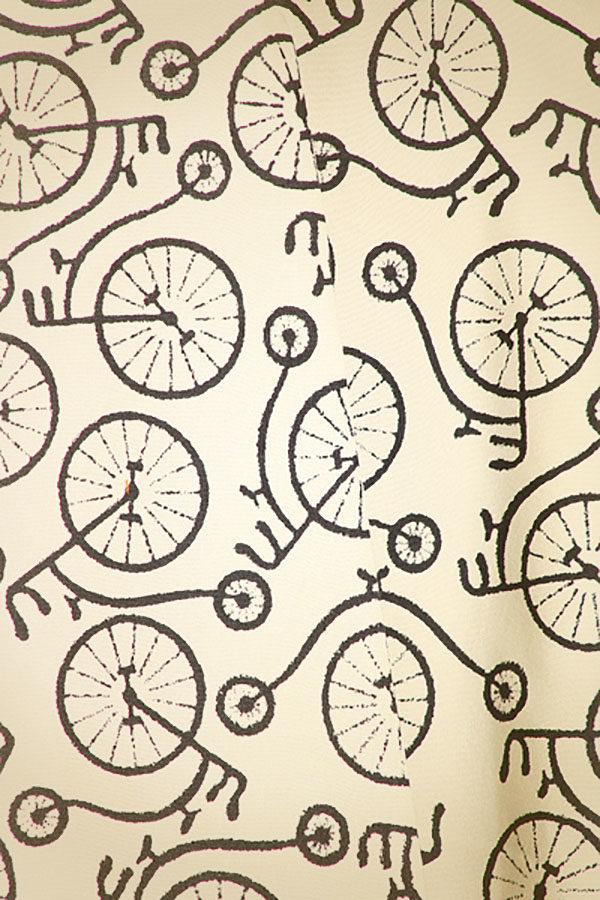 Retro A-Line Bicycle Dress