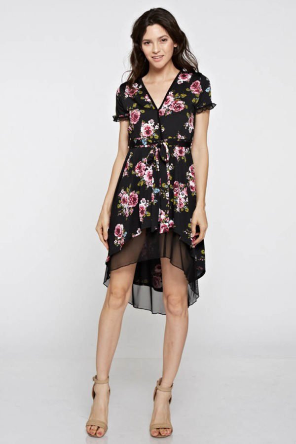 Party in the Front Floral Dress
