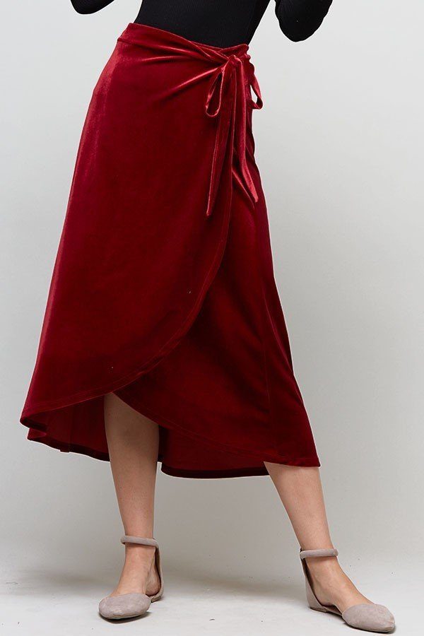 Wrapped and Strapped Wrap Skirt - Image 3