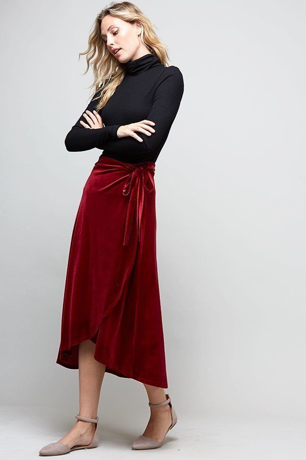 Wrapped and Strapped Wrap Skirt - Image 2