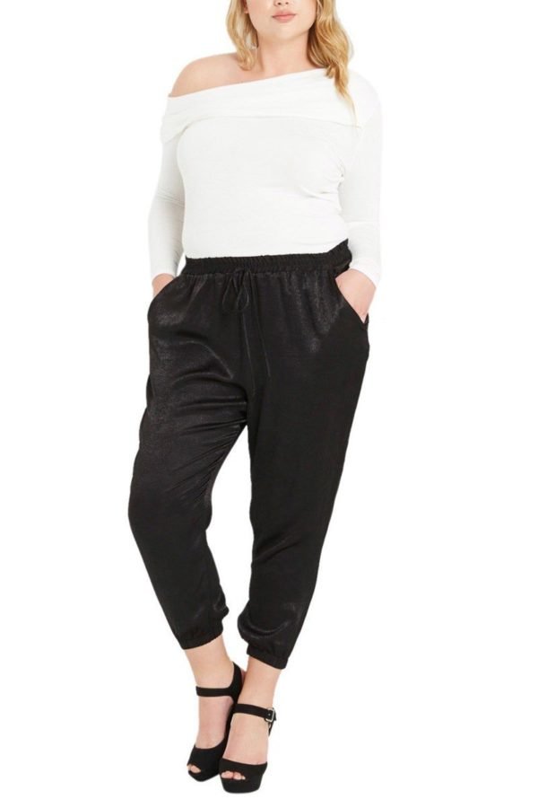 Relaxed Black Jogger Pants