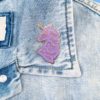 Unicorn Daydreams Pin - Lilac Iridescent Glitter - Clearance - Image 2
